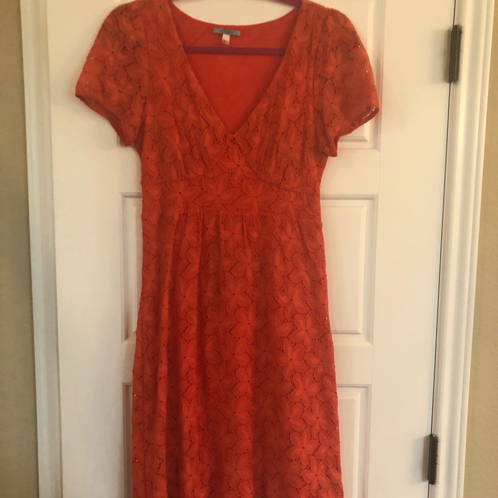 Anthropologie worn once red Maeve dress